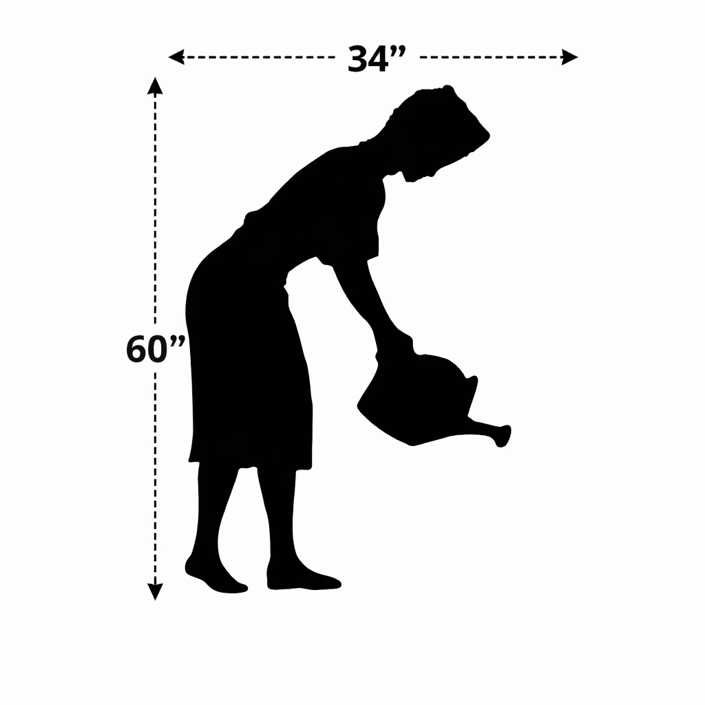 Watering Can Lady Silhouette Outdoor Decor – UV Resistant Azek Trim – Weatherproof Rustic Wildlife Lawn Art - Amish Made (Copy) (Copy) (Copy) (Copy) (Copy) (Copy) (Copy) (Copy)