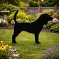Beagle Dog Silhouette Outdoor Decor – UV Resistant Azek Trim – Weatherproof Rustic Wildlife Lawn Art - Amish Made