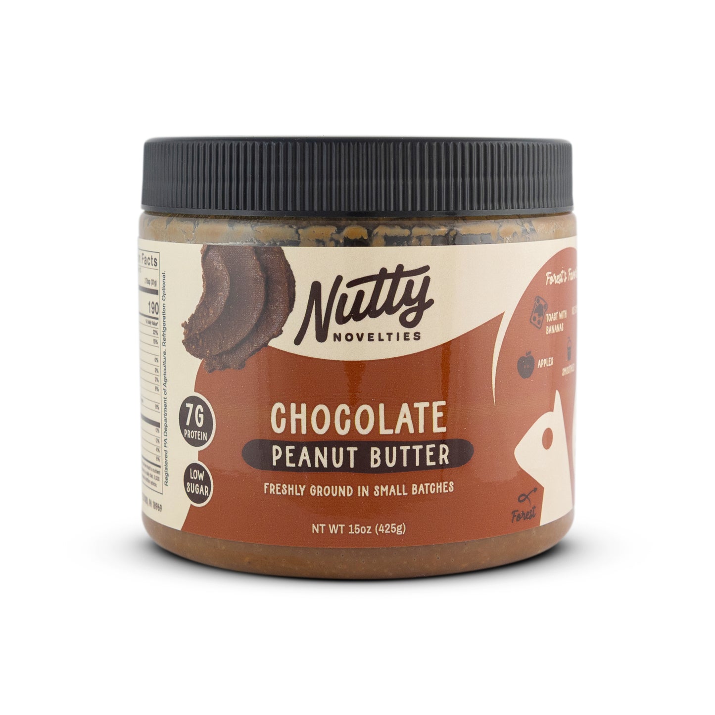 Peanut Butter and other various Nut Butters - all natural ingredients - Vegan & Gluten Free options - 15 oz (pack of 2)