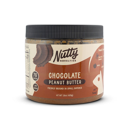 Peanut Butter and other various Nut Butters - all natural ingredients - Vegan & Gluten Free options - 15 oz (pack of 2)