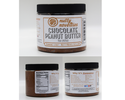 Peanut Butter and other various Nut Butters - all natural ingredients - Vegan & Gluten Free options - 15 oz (pack of 2)