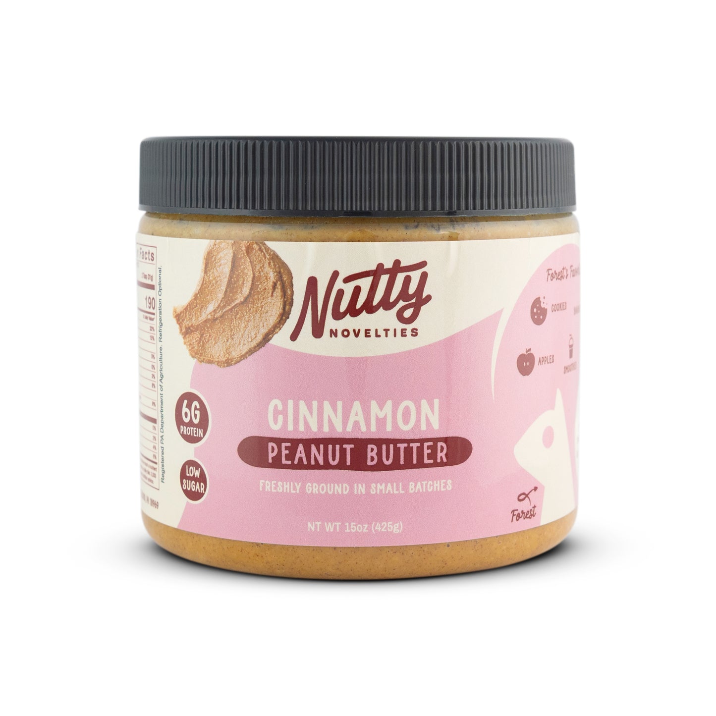 Peanut Butter and Variety of Nut Butters (1 Pack), All Natural, Vegan and Gluten Free, Locally made in PA