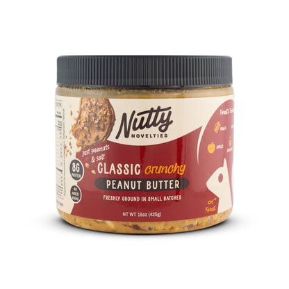 Peanut Butter and Variety of Nut Butters (1 Pack), All Natural, Vegan and Gluten Free, Locally made in PA