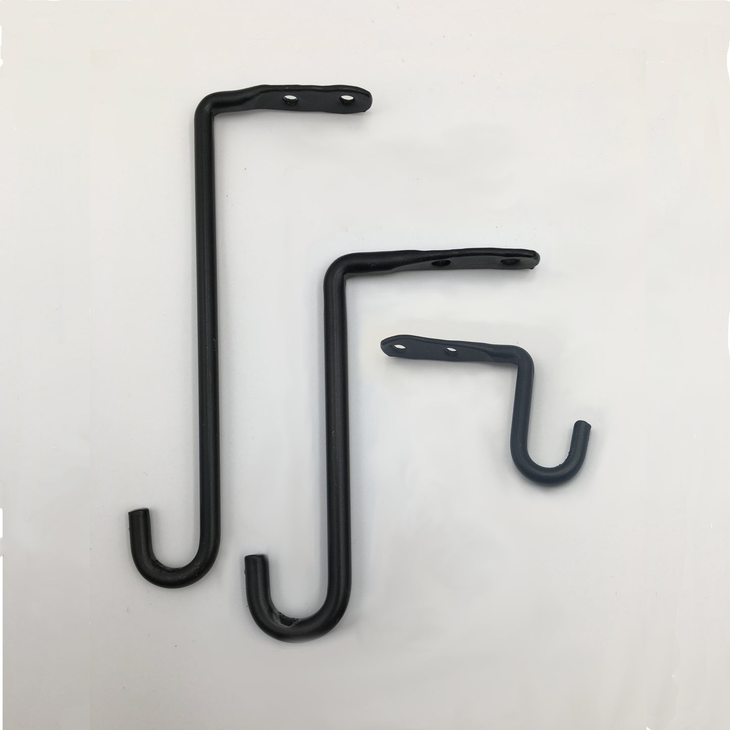 Under Counter hooks - wrought iron - amish made