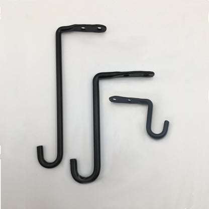 Under Counter hooks - wrought iron - amish made