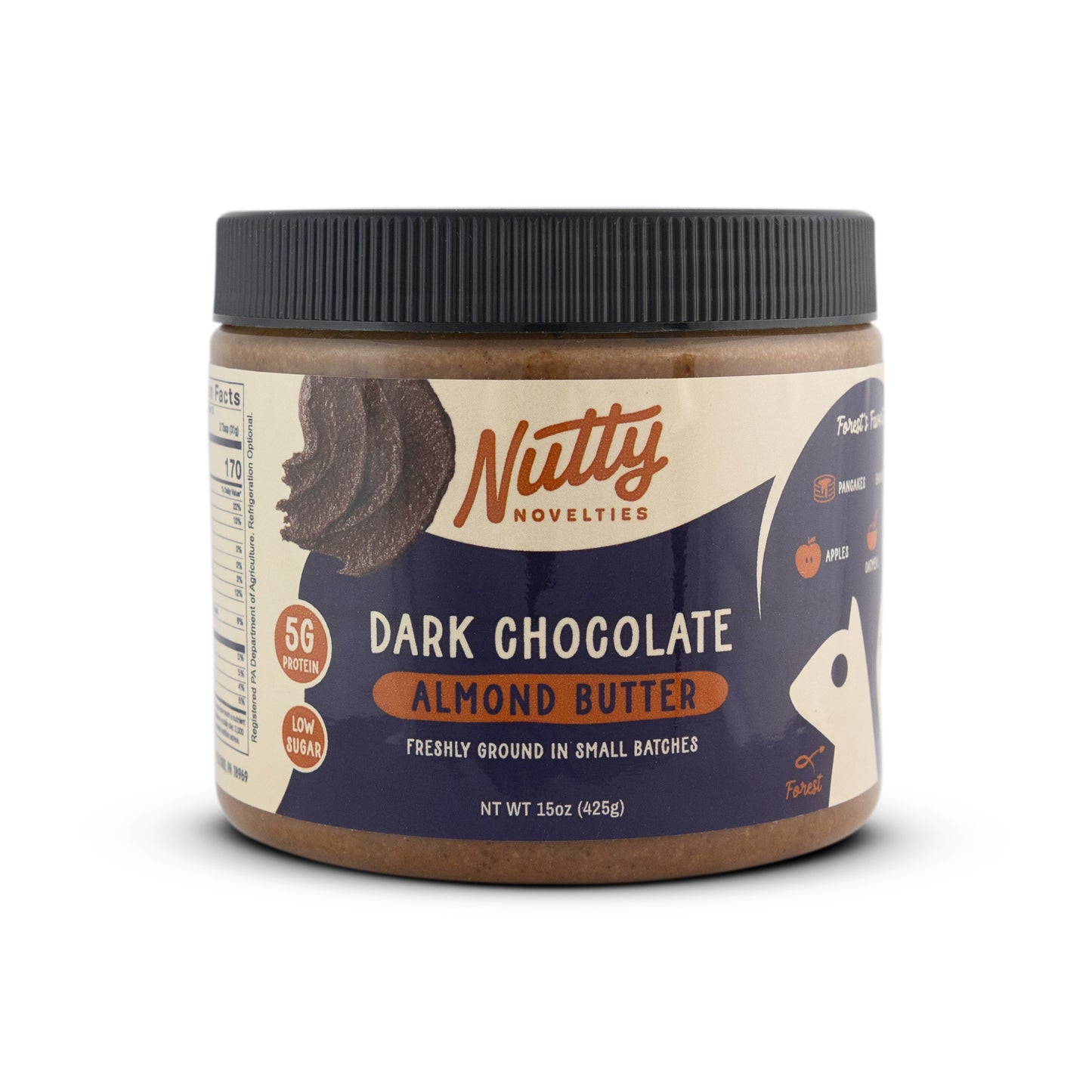 Peanut Butter and other various Nut Butters - all natural ingredients - Vegan & Gluten Free options - 15 oz (pack of 2)