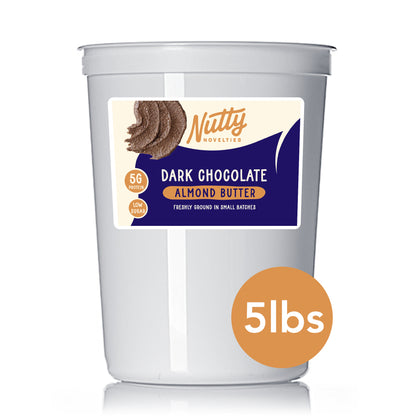 Peanut Butter and Variety of Nut Butters (5lb bulk container) - All Natural, Vegan & Gluten Free - Small batch made in PA