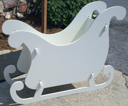 Outdoor Christmas Sleigh Display- Durable Polywood- Christmas Decoration- Amish Made