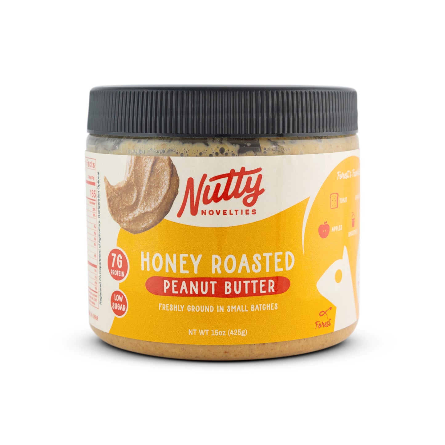 Peanut Butter and Variety of Nut Butters (1 Pack), All Natural, Vegan and Gluten Free, Locally made in PA