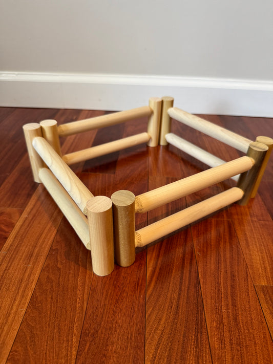 Fence-n-Play- Childrens Toy Fence- Amish Made 12 Piece Set