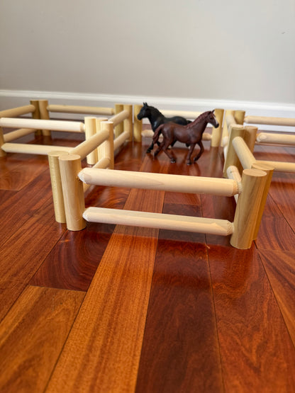 Fence-n-Play- Childrens Toy Fence- Amish Made 12 Piece Set