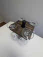 Wooden Tabletop Wine Glass Holder- Amish Made