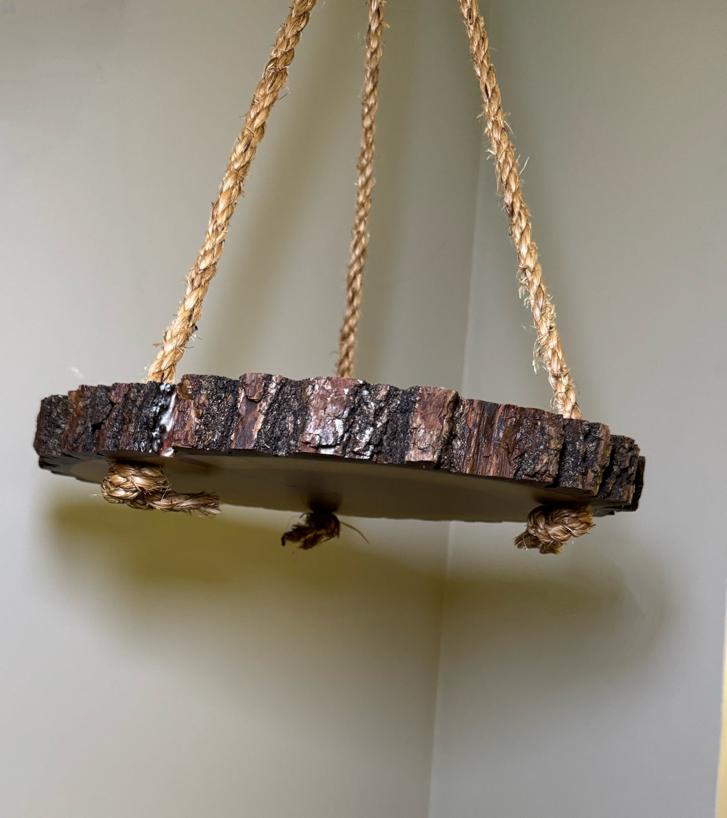 Wooden Hanging Display 12", Black Walnut Wood- Amish Made