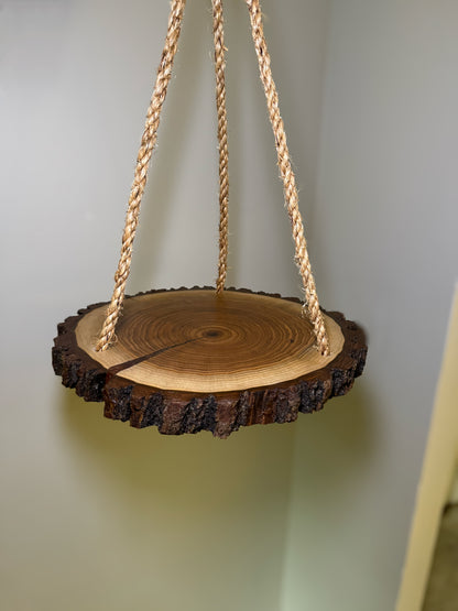 Wooden Hanging Display 12", Black Walnut Wood- Amish Made