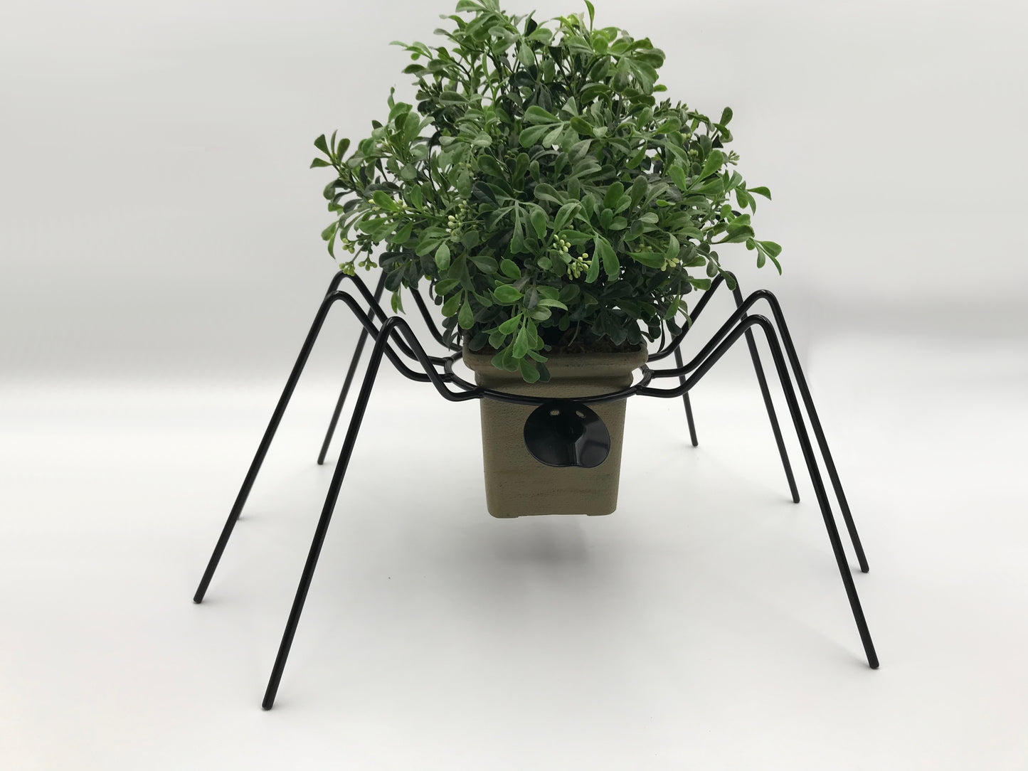 Black Widow Spider Flower Pot Planter or Candy Dish - Large & Small sizes - Fall Party Spooky Ornament Decor - Amish made