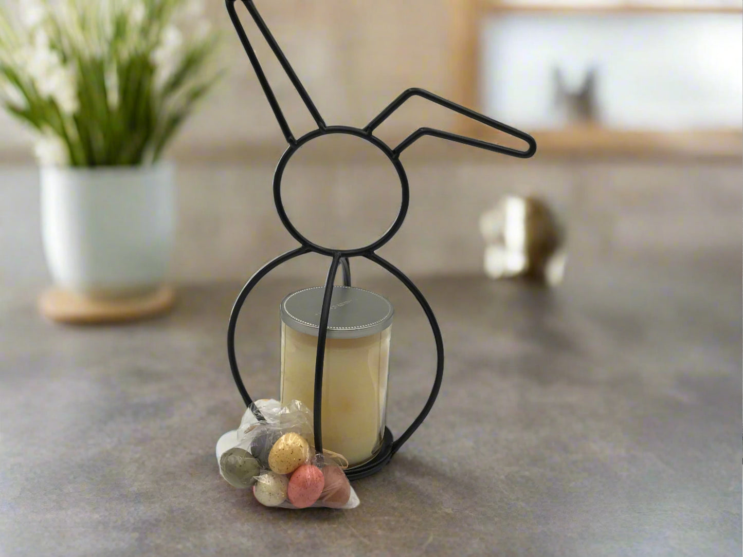 Easter Bunny Candle Holder (2 Sizes)-  Amish Made