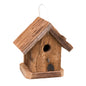 Rustic Hanging Birdhouse Handmade Weather Resistant