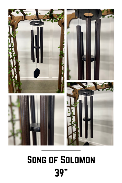 Wind Chimes Aluminum Tubes- Biblical Bells Series- Amish Made