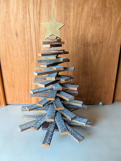 Amish Handmade Wood Lath Christmas Trees • Rustic Holiday Decor • Farmhouse Christmas Decoration