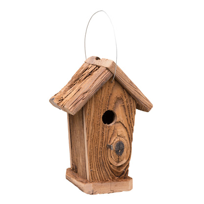 Corncrib Hanging Birdhouse Handmade rustic weather resistant