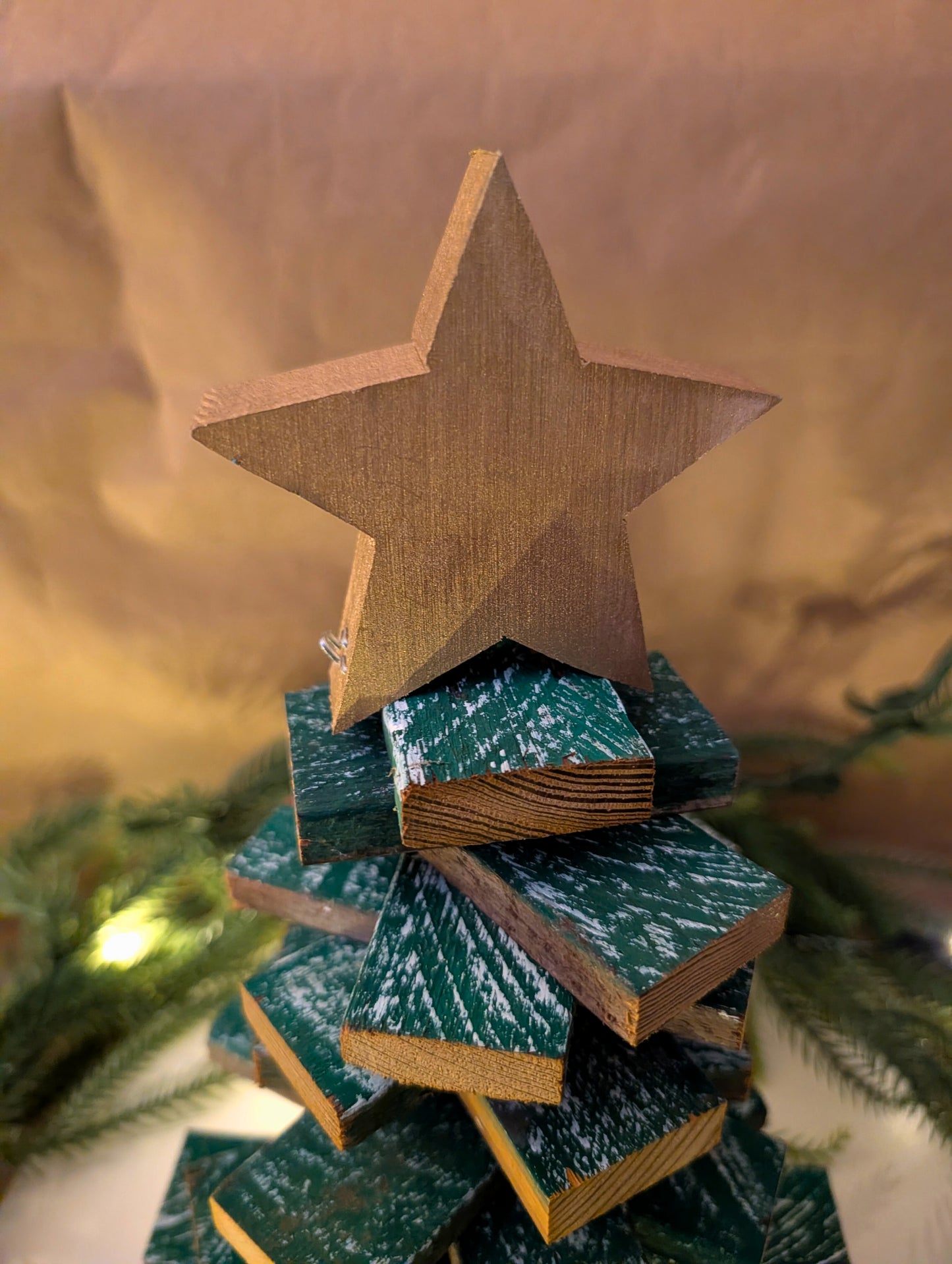 Amish Handmade Wood Lath Christmas Trees • Rustic Holiday Decor • Farmhouse Christmas Decoration