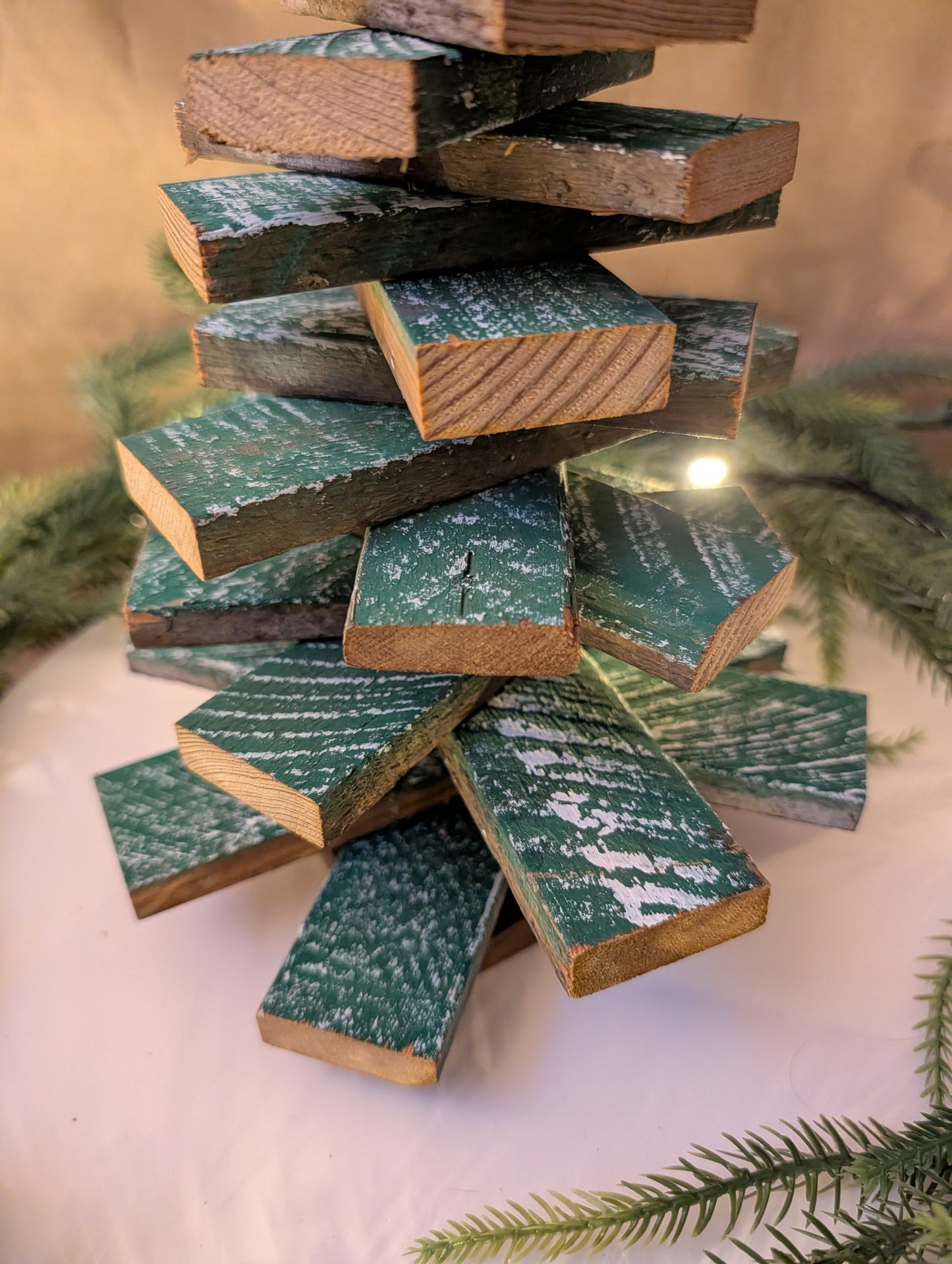 Amish Handmade Wood Lath Christmas Trees • Rustic Holiday Decor • Farmhouse Christmas Decoration