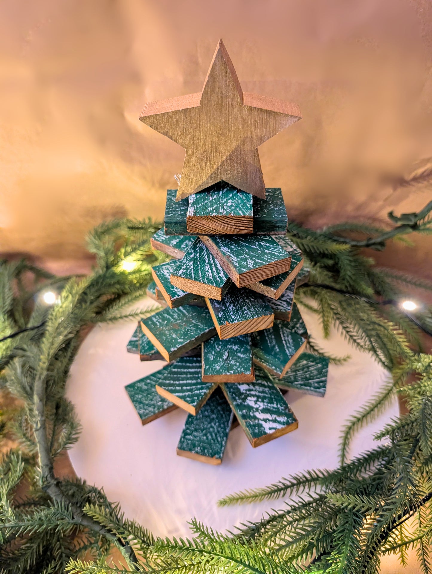 Amish Handmade Wood Lath Christmas Trees • Rustic Holiday Decor • Farmhouse Christmas Decoration