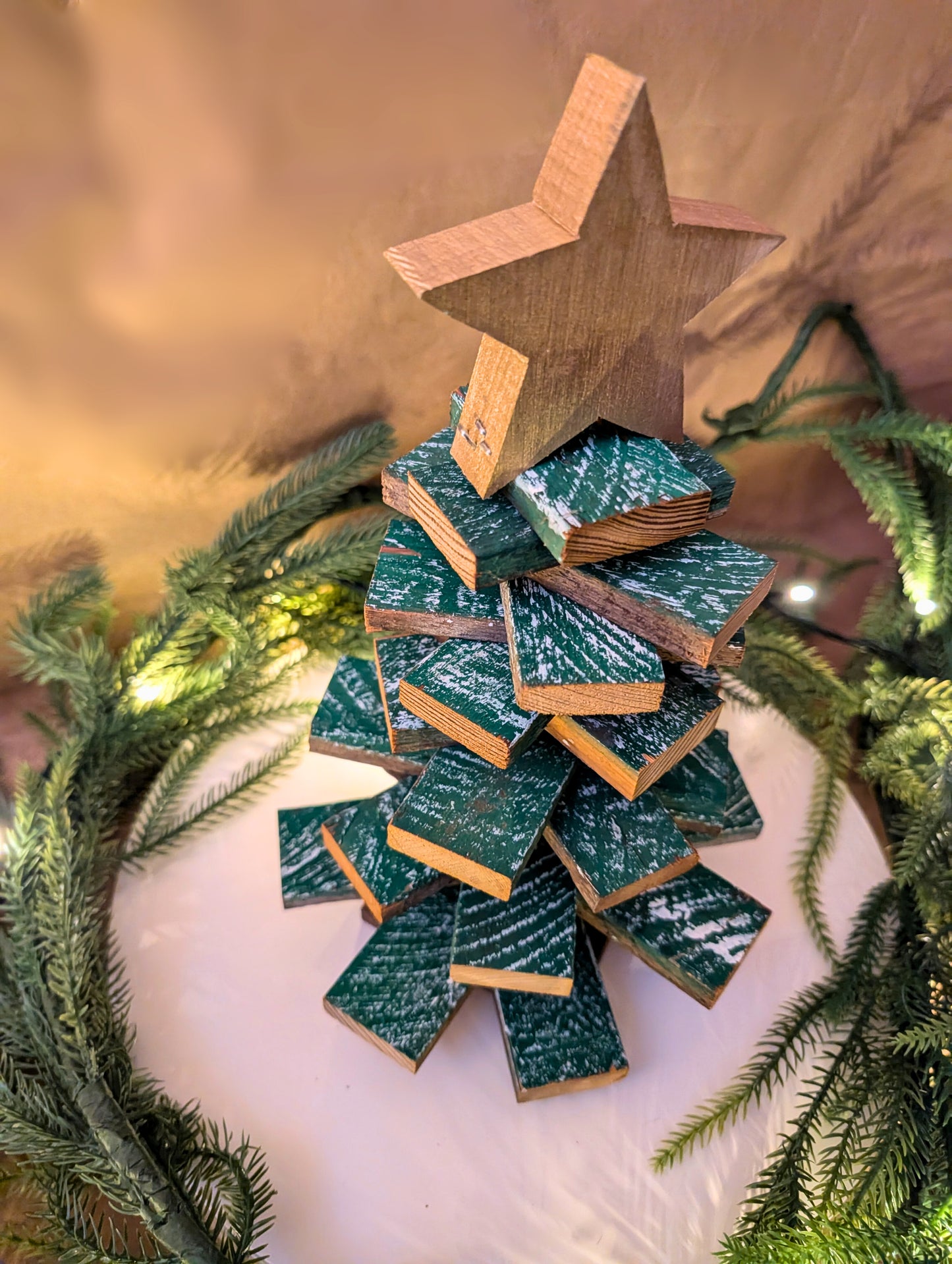 Amish Handmade Wood Lath Christmas Trees • Rustic Holiday Decor • Farmhouse Christmas Decoration