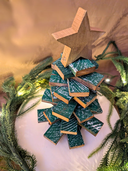 Amish Handmade Wood Lath Christmas Trees • Rustic Holiday Decor • Farmhouse Christmas Decoration