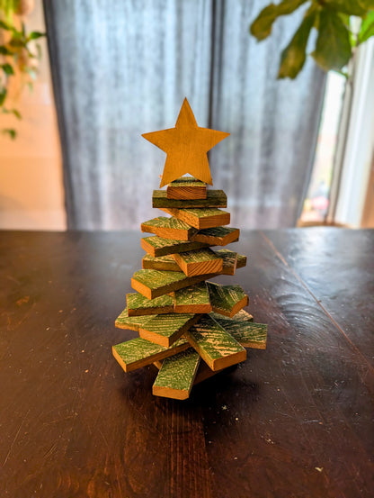 Amish Handmade Wood Lath Christmas Trees • Rustic Holiday Decor • Farmhouse Christmas Decoration