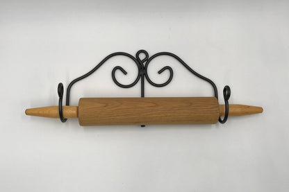 Wrought Iron Rolling Pin Holder- Amish Made