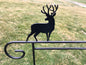 Buck Flag Holder stand - Made from Heavy Duty Wrought Iron - 36" above ground - Garden Decoration