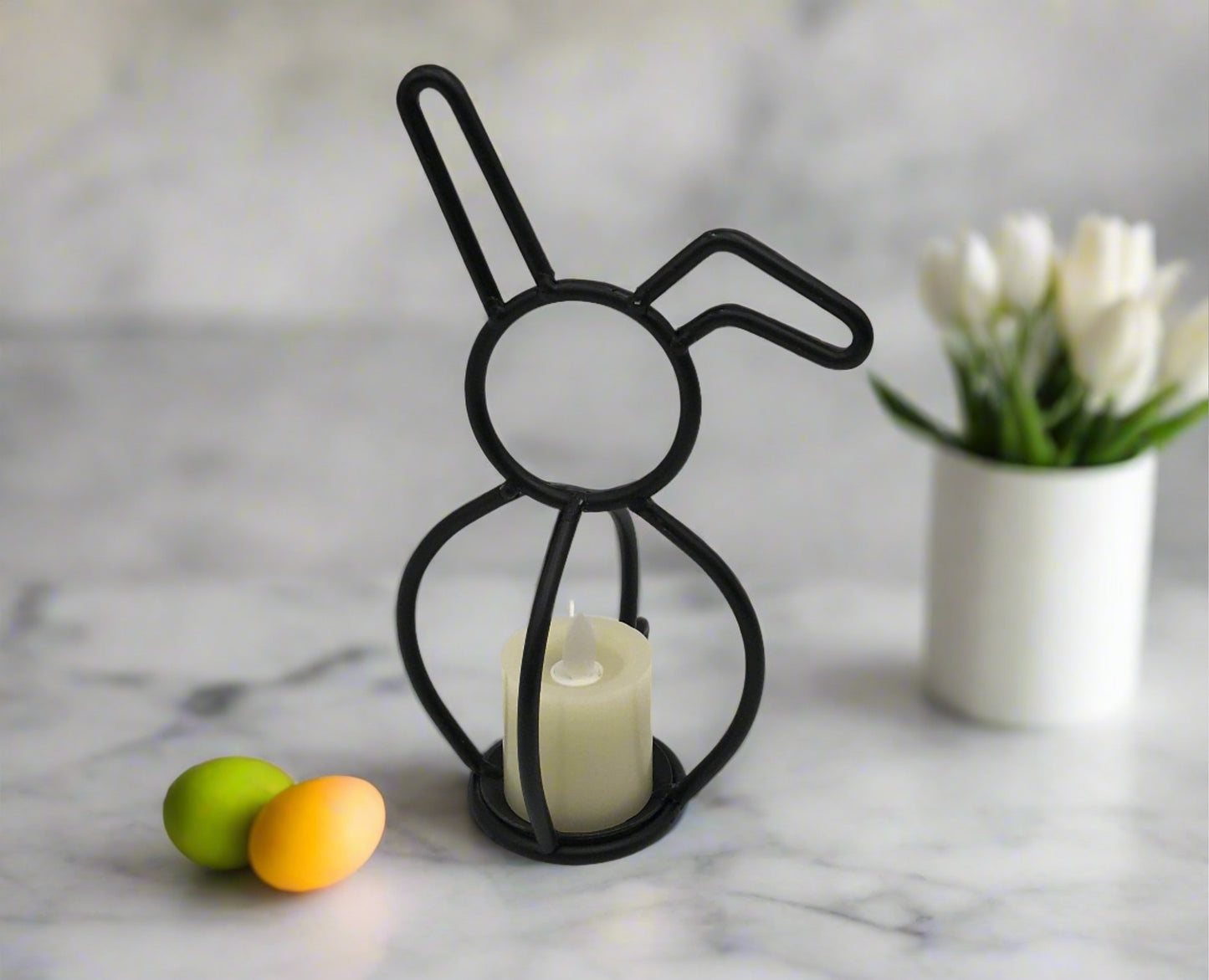 Easter Bunny Candle Holder (2 Sizes)-  Amish Made