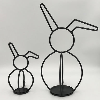 Easter Bunny Candle Holder (2 Sizes)-  Amish Made