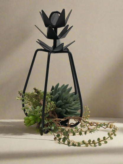 Wrought Iron Pineapple Candle Holder- Amish Made