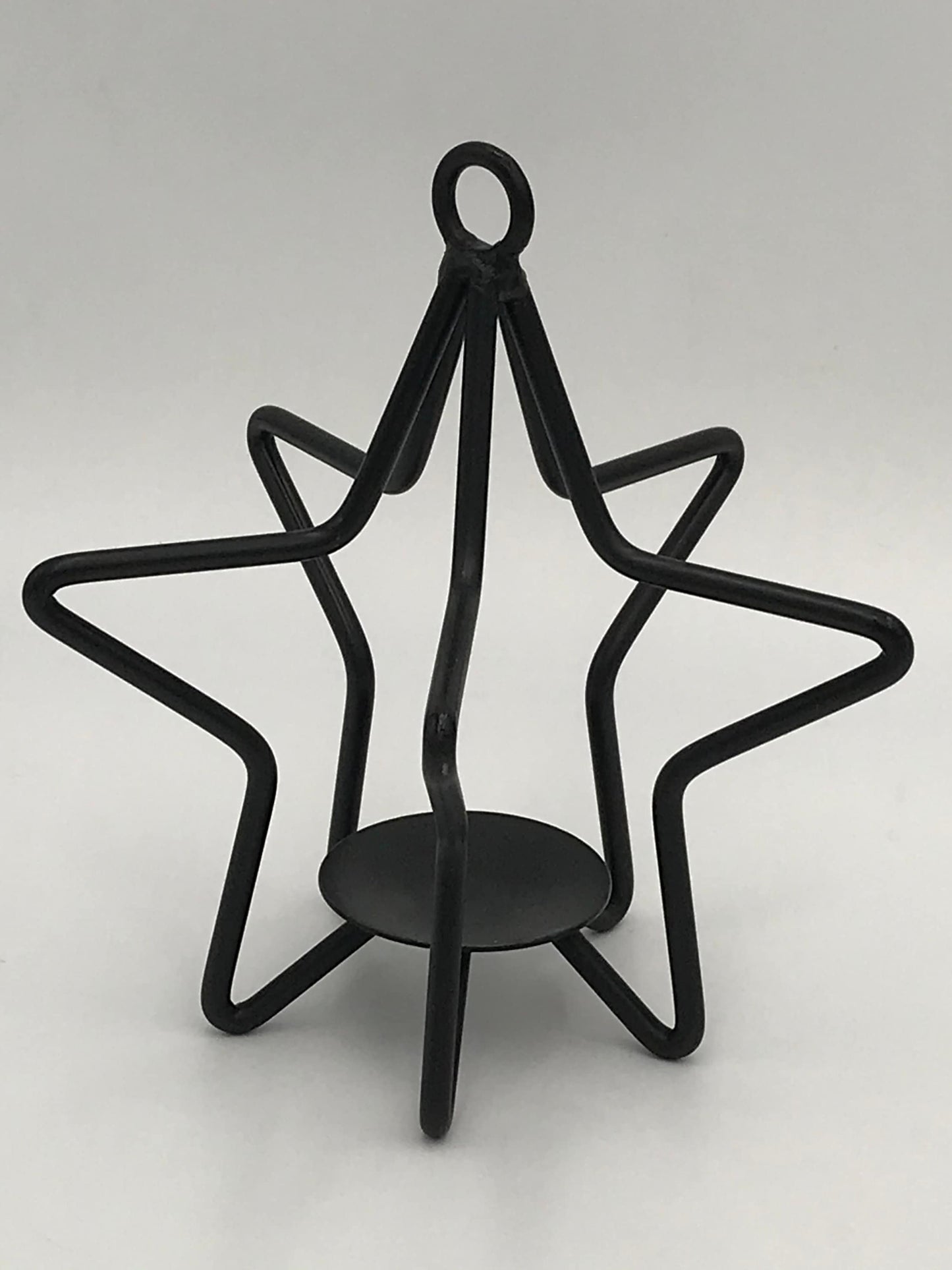 Wrought Iron Star Tea Light Holder - Amish made