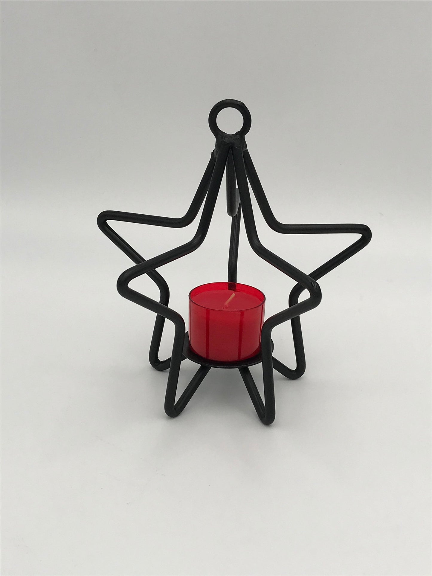 Wrought Iron Star Tea Light Holder - Amish made