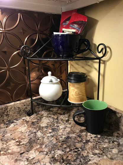 Mini Counter Shelf - Wrought Iron - Amish made