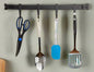 Wall Mount Kitchen Utensil Hook Rack - Wrought Iron - 18" long - Amish made