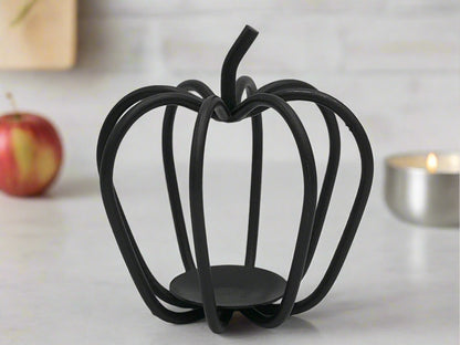 Wrought Iron Apple Tea Light Holder- Amish Made