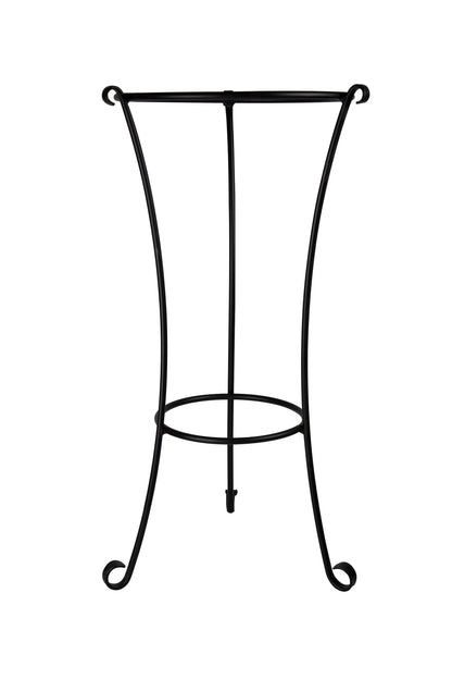 Pedestal Flower Pot Stand - Wrought Iron - 2 sizes - Amish made