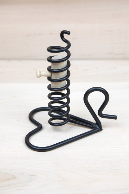 Amish Made Wrought Iron Courting Candle Holder - Handmade in the USA