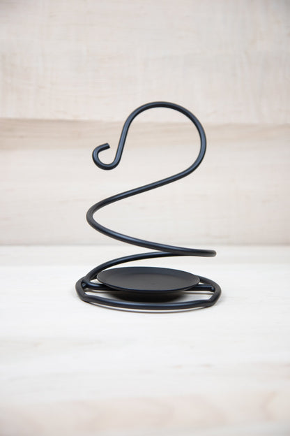 Wrought Iron Coil Candle Holder Stand- Amish Made