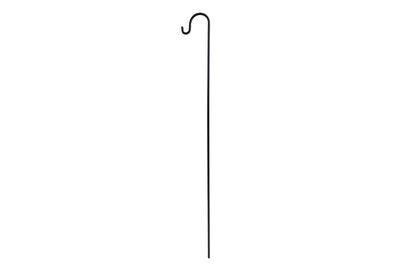 Black Wrought Iron Shepherd's Hook - 26" - Amish Made