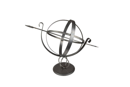 Wrought Iron 12" Armillary Globe Table Top- Amish Made