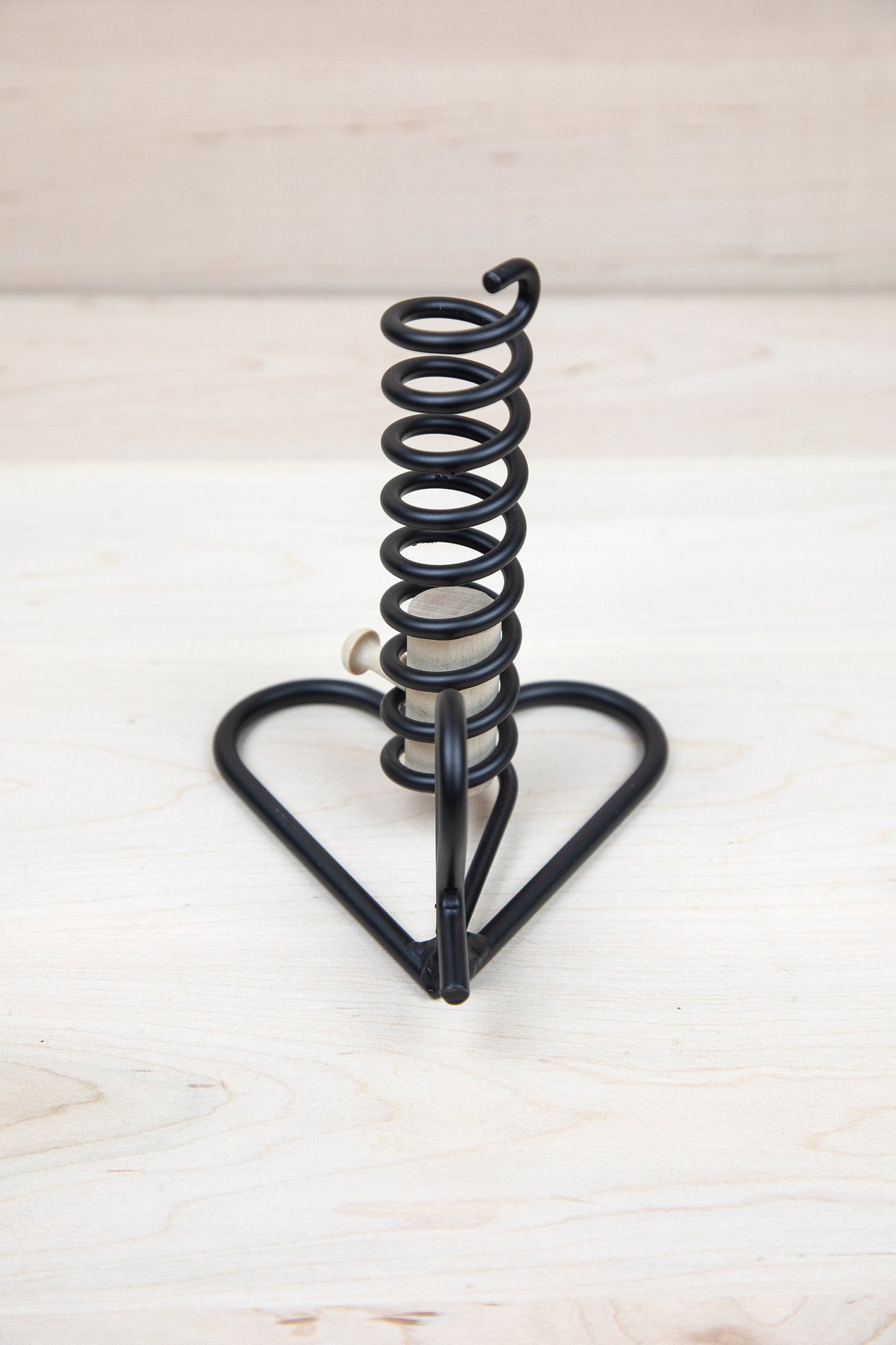 Amish Made Wrought Iron Courting Candle Holder - Handmade in the USA