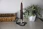 Amish Made Wrought Iron Courting Candle Holder - Handmade in the USA