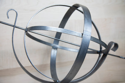 Wrought Iron 12" Armillary Globe Table Top- Amish Made