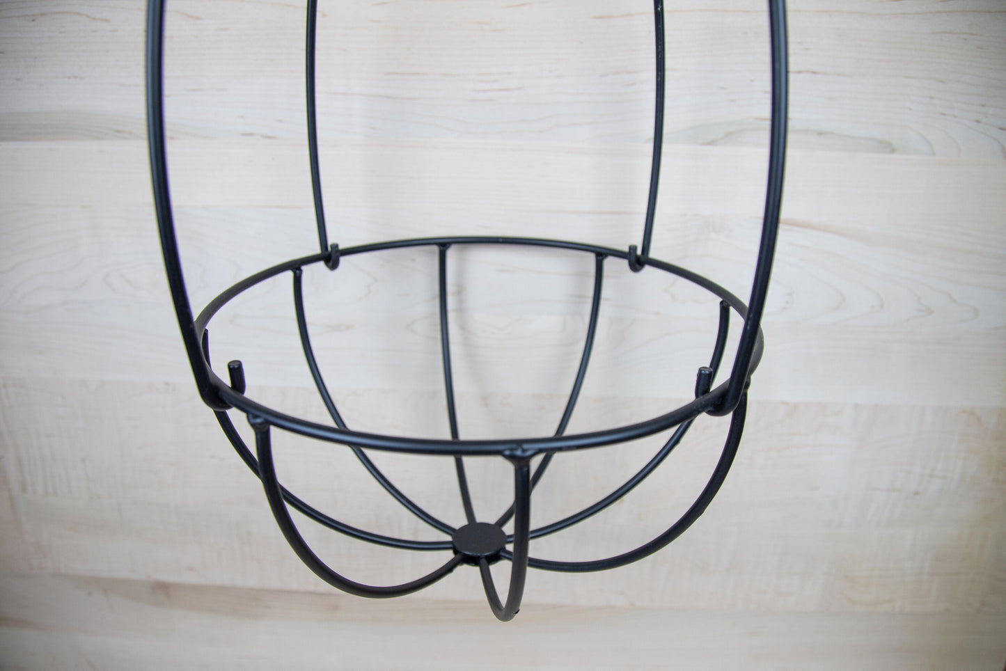 Wrought Iron Hanging Basket -  Plant Hanger - Amish made - 24"x12"