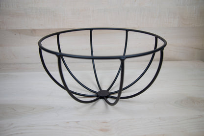 Wrought Iron Hanging Basket -  Plant Hanger - Amish made - 24"x12"